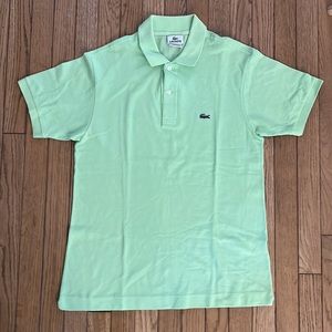 Light green Lacoste polo shirt
